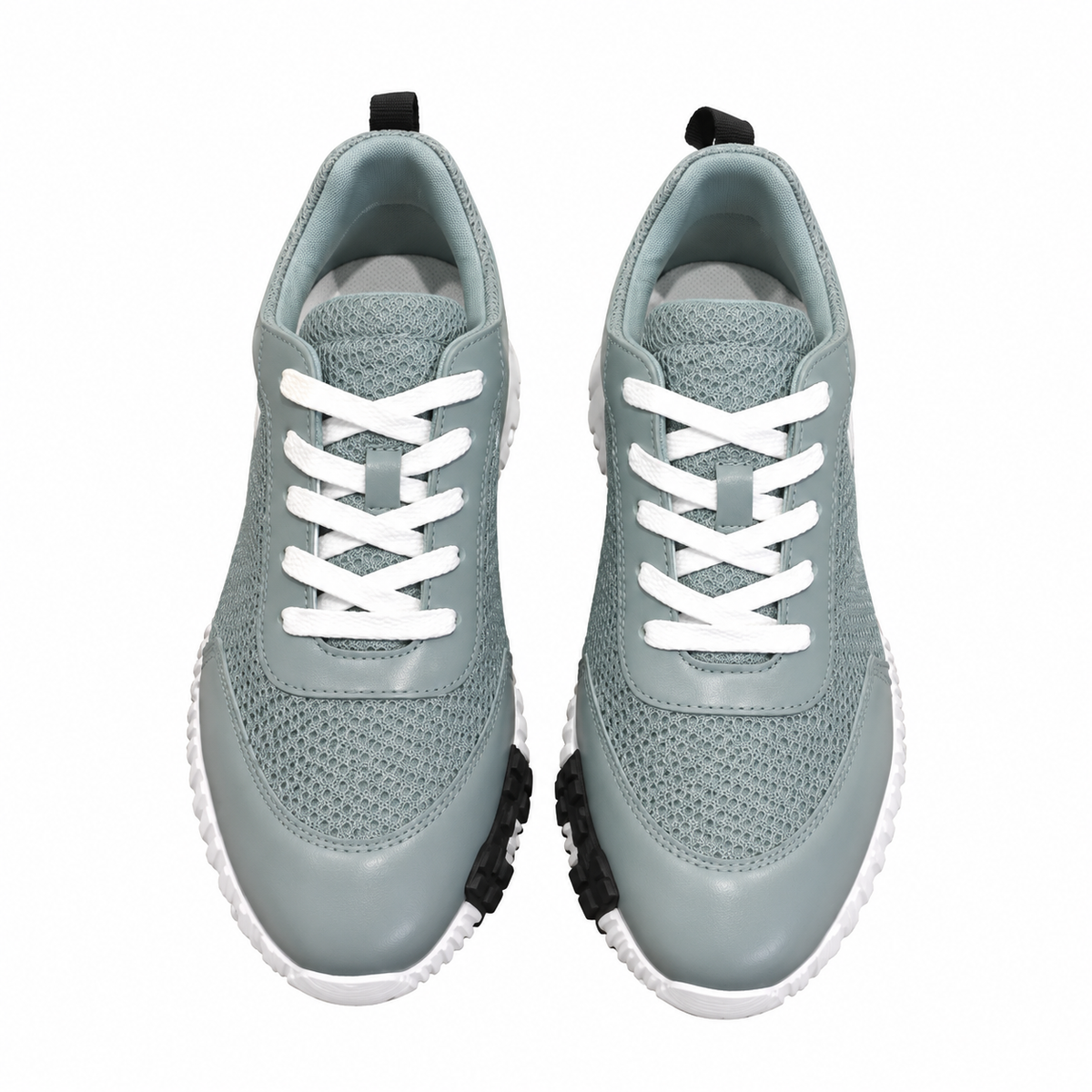 Hermès Sage Mesh Low-Top Casual Lace-Up Shoes