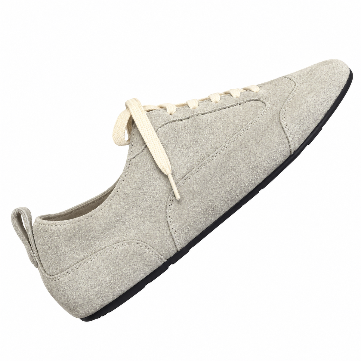 Hermès Beige Low-Top Sneakers with Cream Laces