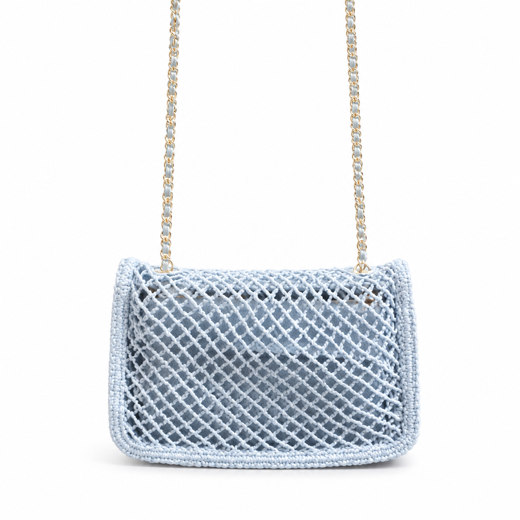 Chanel Woven Mesh Classic Flap Bag