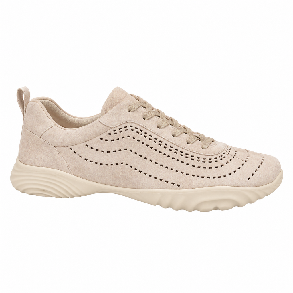 Hermès Sand Beige Cutout Low-Top Sneakers