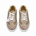 Hermès Khaki Panelled Low-Top Sneakers