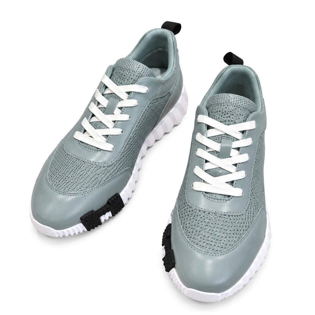 Hermès Sage Mesh Low-Top Casual Lace-Up Shoes
