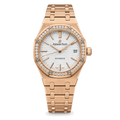 Audemars Piguet Royal Oak 37mm Rose Gold Diamond Watch