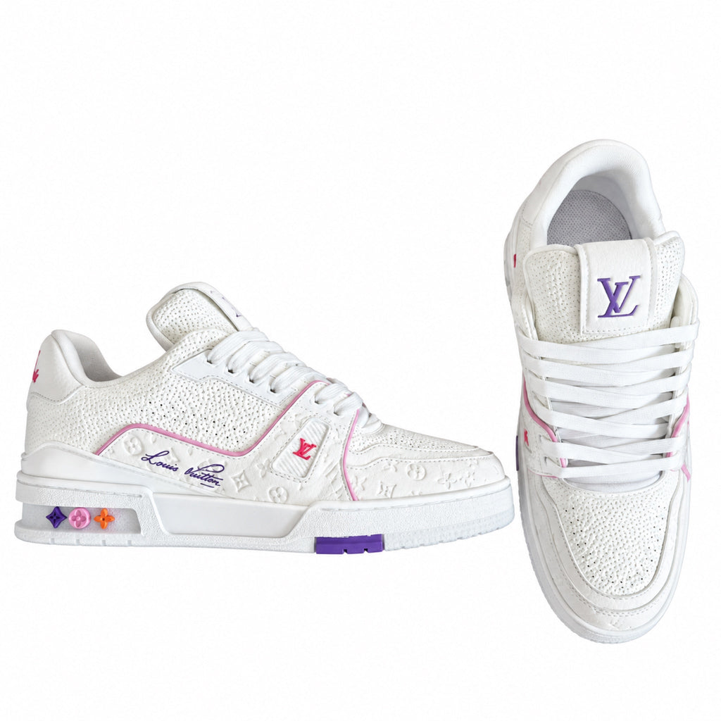 Louis Vuitton Trainer Pink Monogram Sneakers