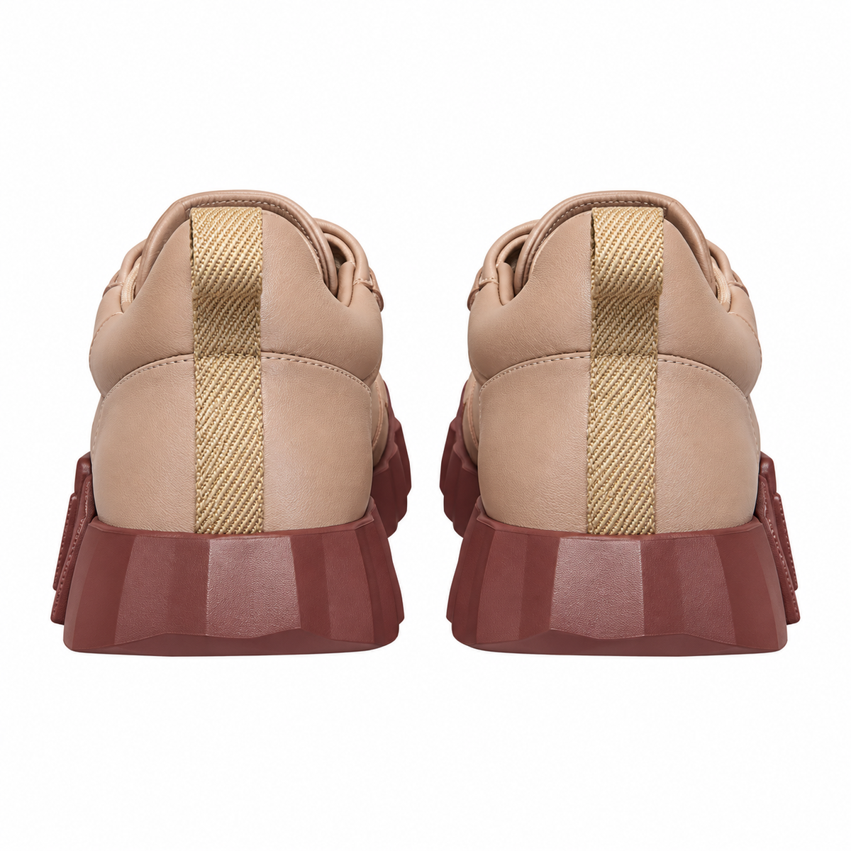Hermès Blush Pink Sneakers with Burgundy Sole