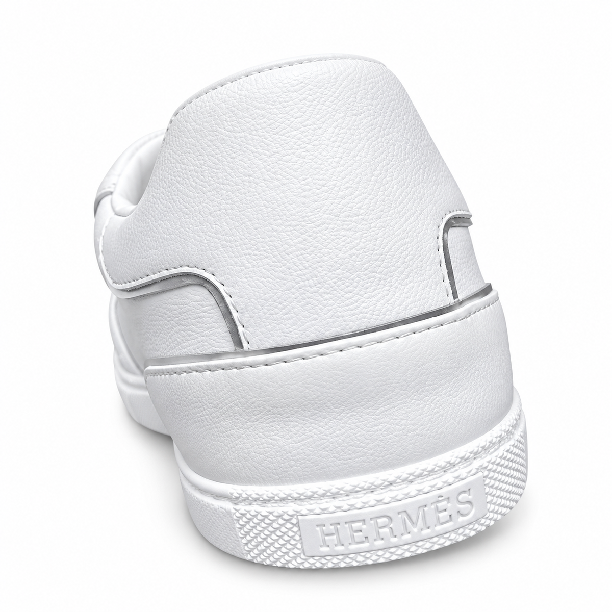 Hermès White Panelled Low-Top Sneakers