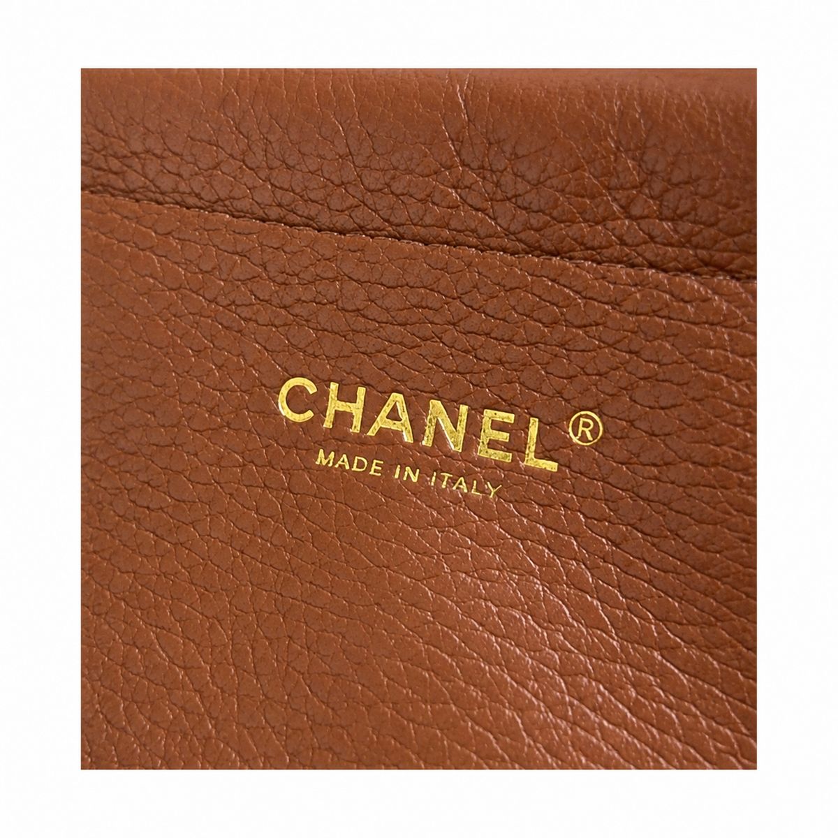 Chanel Large Tote Bag Natural Beige Quilted Canvas & Cognac Leather | Gold CC Turn-Lock — 42cm