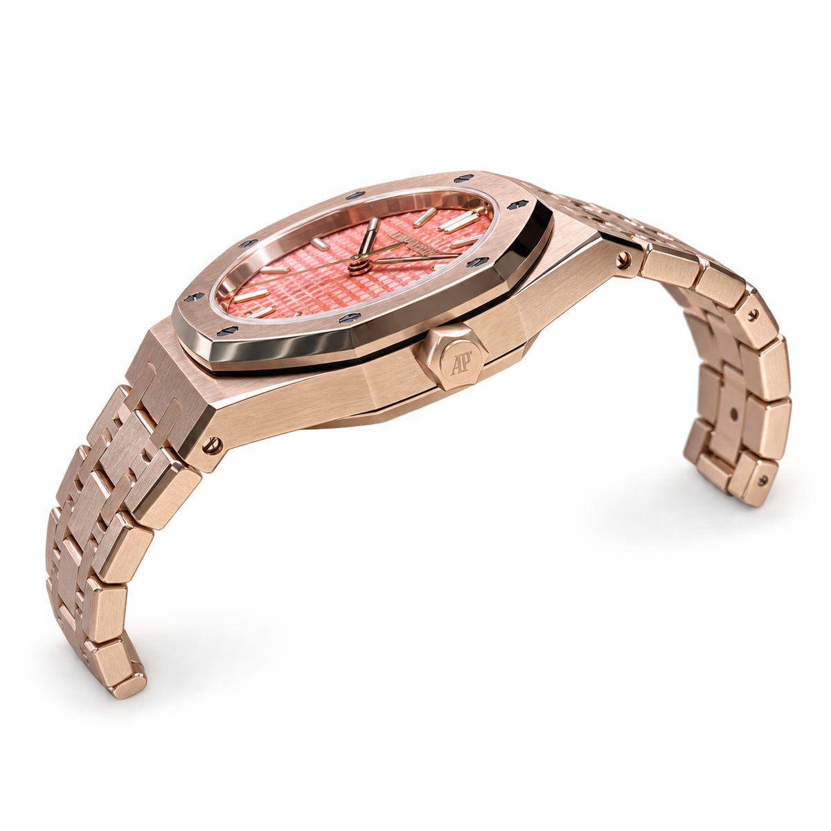 Audemars Piguet Royal Oak 34mm Rose Gold Pink Dial