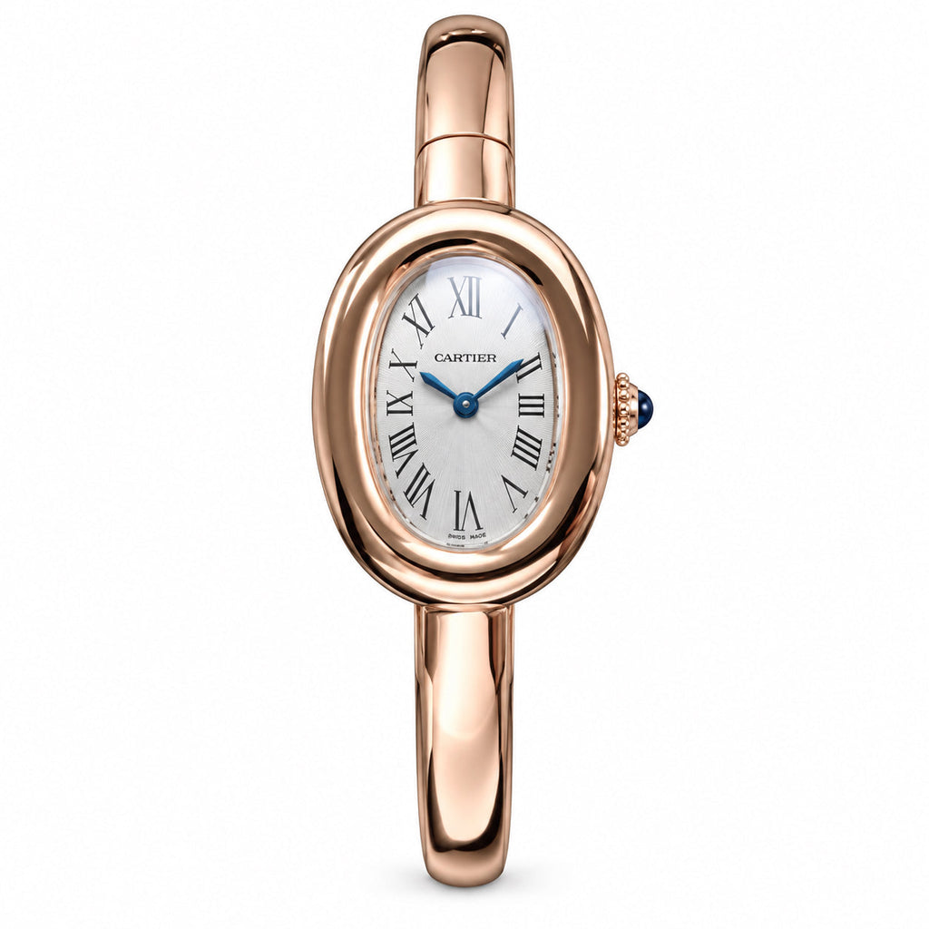 Cartier Baignoire — 18K Rose Gold Bangle Bracelet Watch