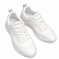 Hermès White Sneakers with Sculpted Sole