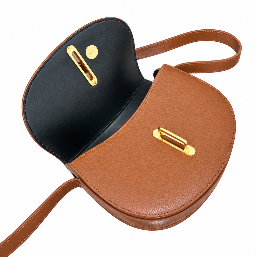 Burberry Heritage Tan Saddle Crossbody Bag