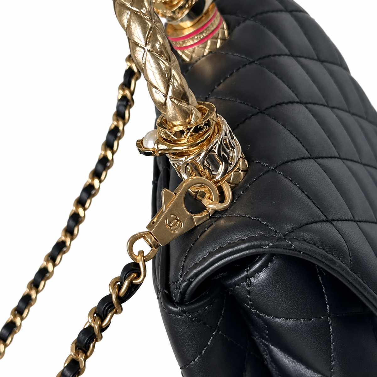 Chanel Jewel Handle Mini Flap Bag