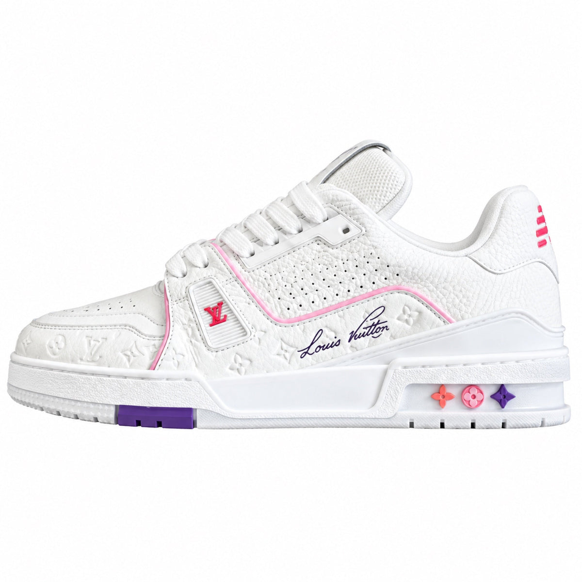 Louis Vuitton Trainer Pink Monogram Sneakers