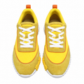 Hermès Yellow and Orange Low-Top Sneakers