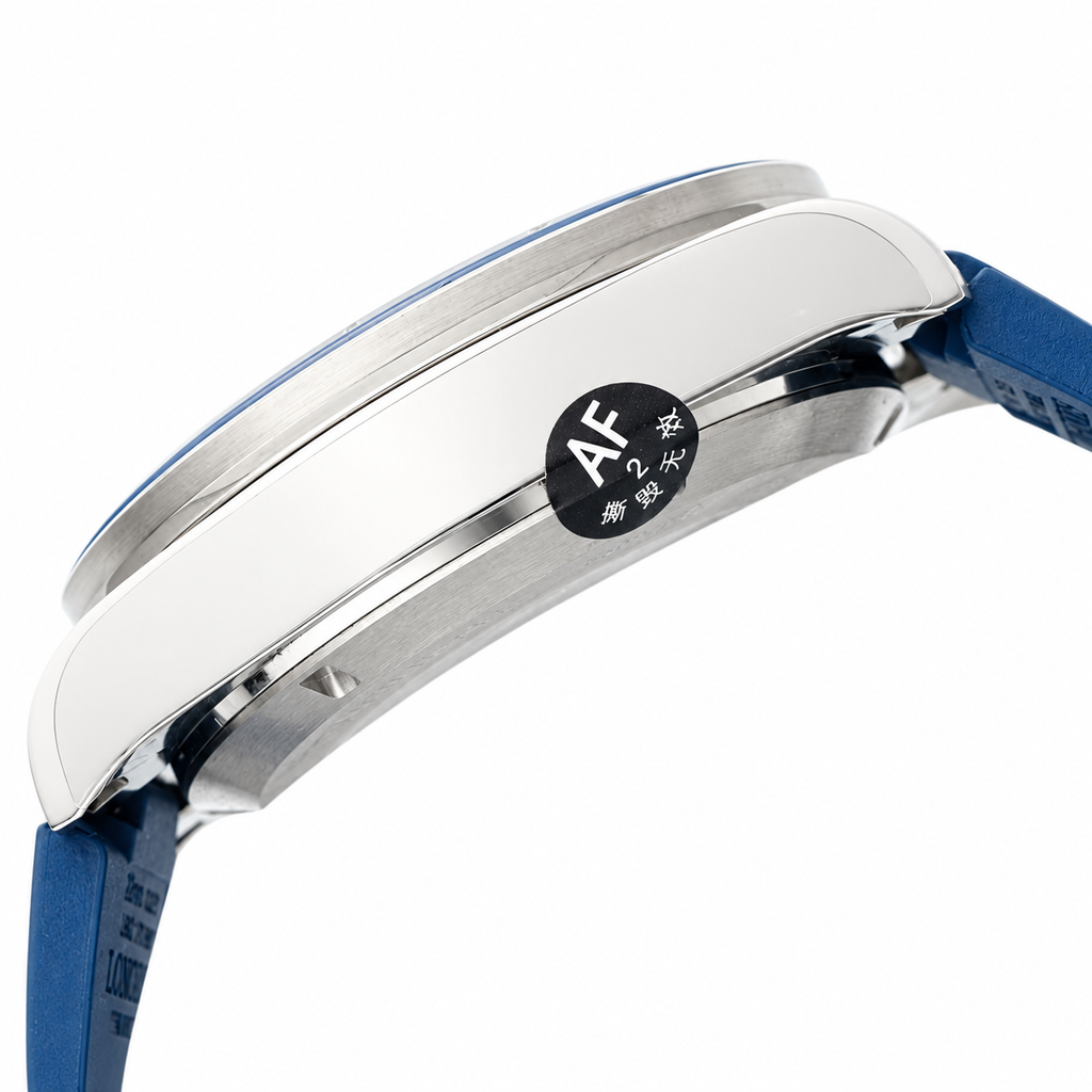 Longines Conquest Automatic Chronograph Blue Dial Blue Bezel