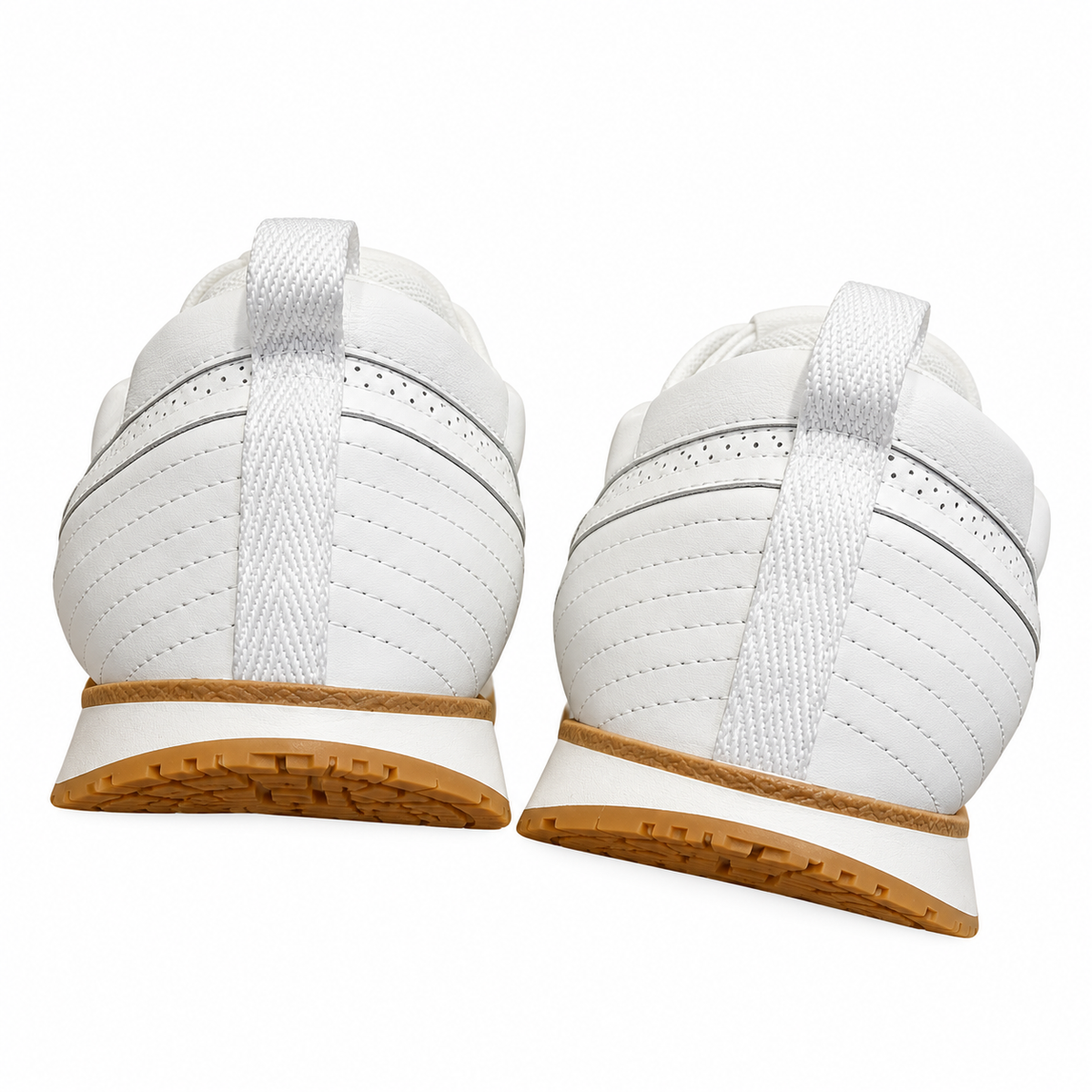 Hermès White Perforated Low-Top Sneakers