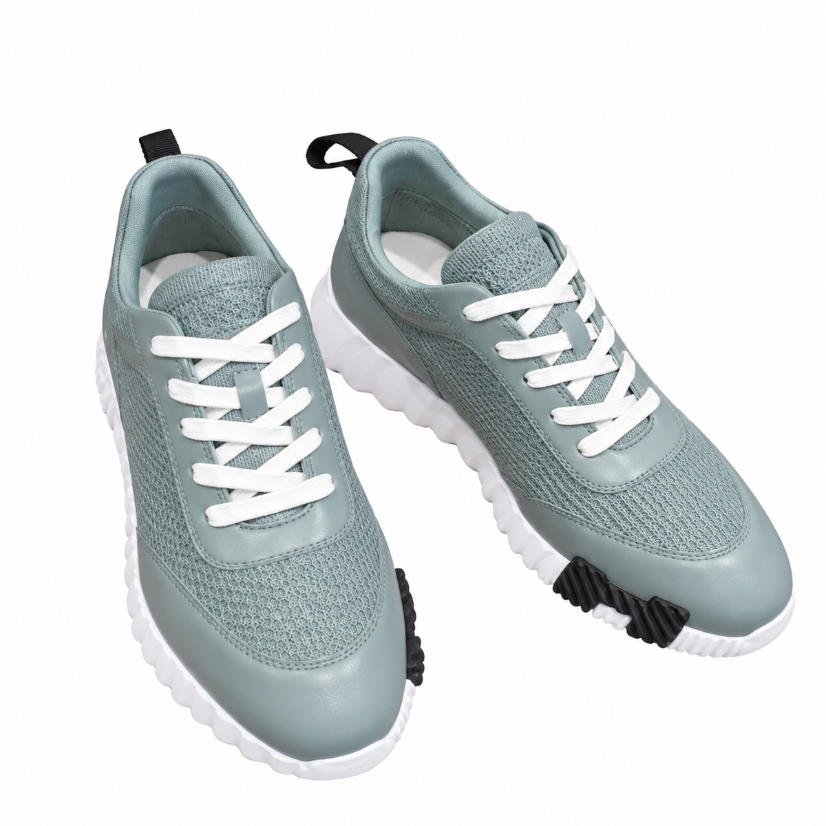 Hermès Sage Mesh Low-Top Casual Lace-Up Shoes