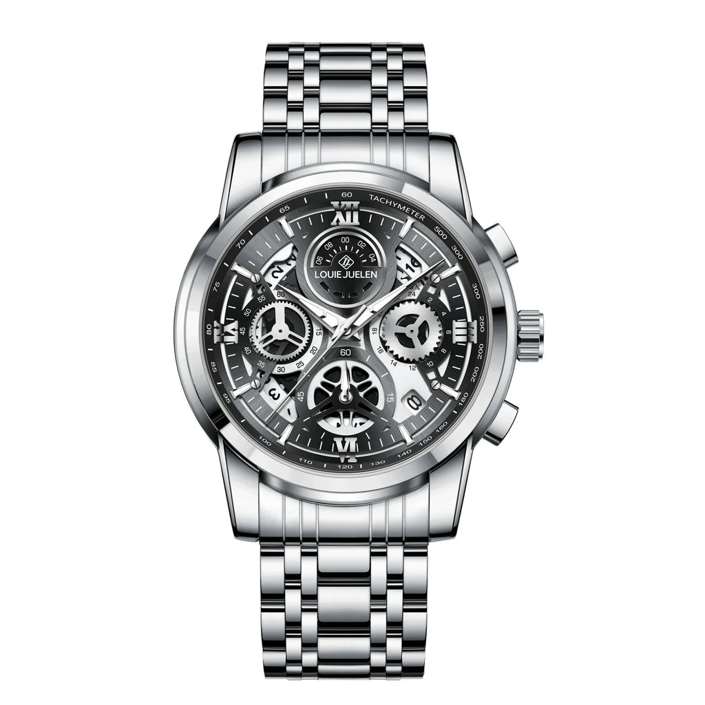 THORN Chronograph — Gold-Tone Steel, Green Dial & Gold Steel Bracelet, Men